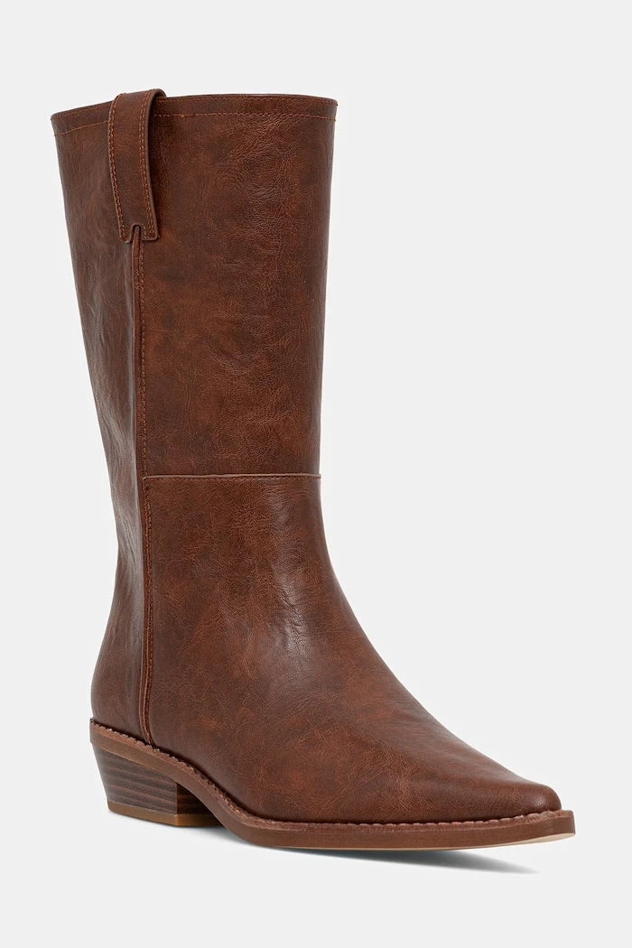 MICHAEL Michael Kors kadın kovboy botları Farren Flat Boot