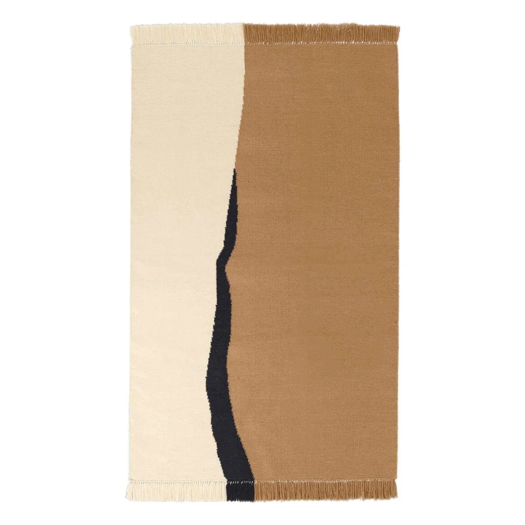 Ferm Living - Soil Kelim halı | Kum