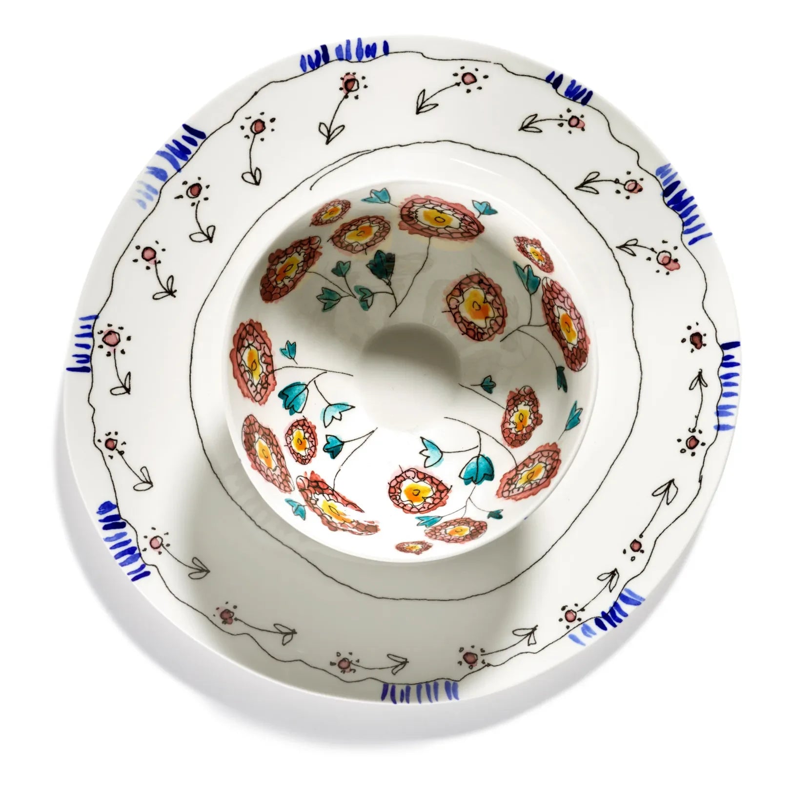 Serax - Anemonenschalen, Serax for Marni - 2er Set | Milk