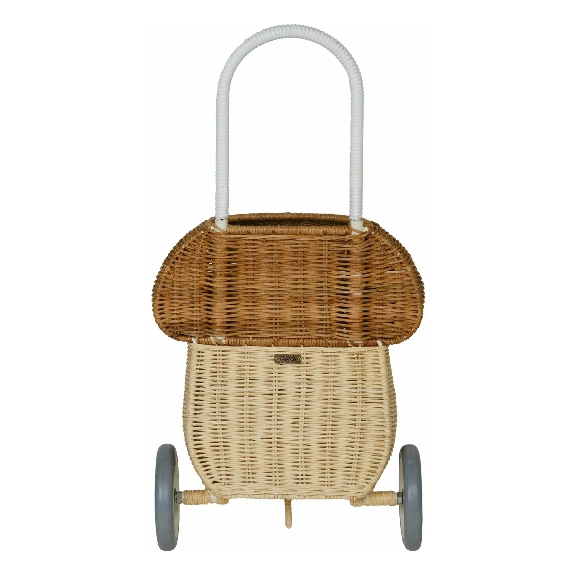 Olli Ella - Tekerlekli Rattan Sepet Champignon