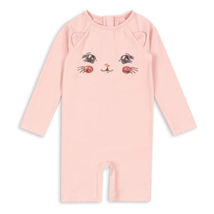 Konges Sløjd - Kitty UV-Protected Swimsuit Made from Recycled Fibers | Pink