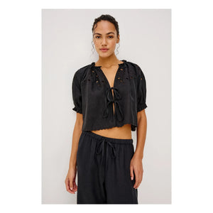 Rails - Lizbeth Bluse mit englischer Stickerei | Schwarz