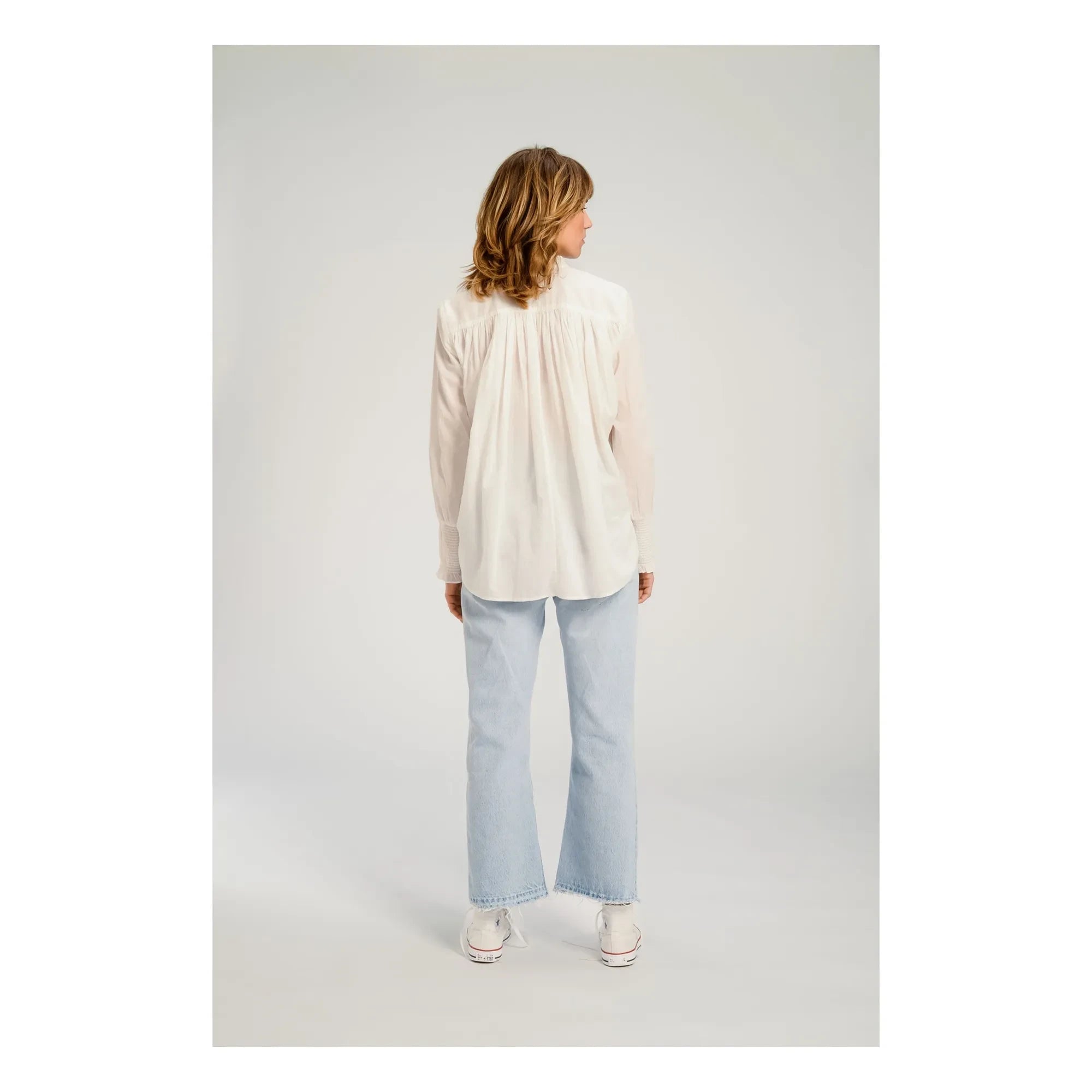 Virginie de Vinster - Santiago Blouse | White