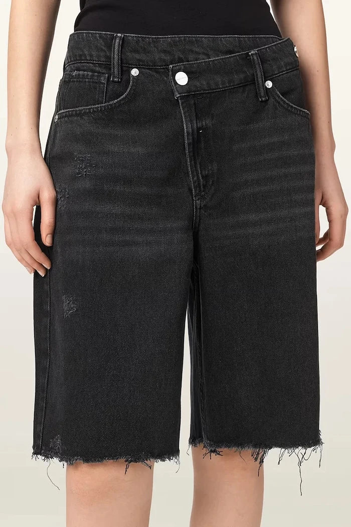 AllSaints Kadın Denim Kısa Şort AKI