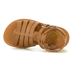 Pom d'Api - Plagette Gladiator Sandaletler | Camel