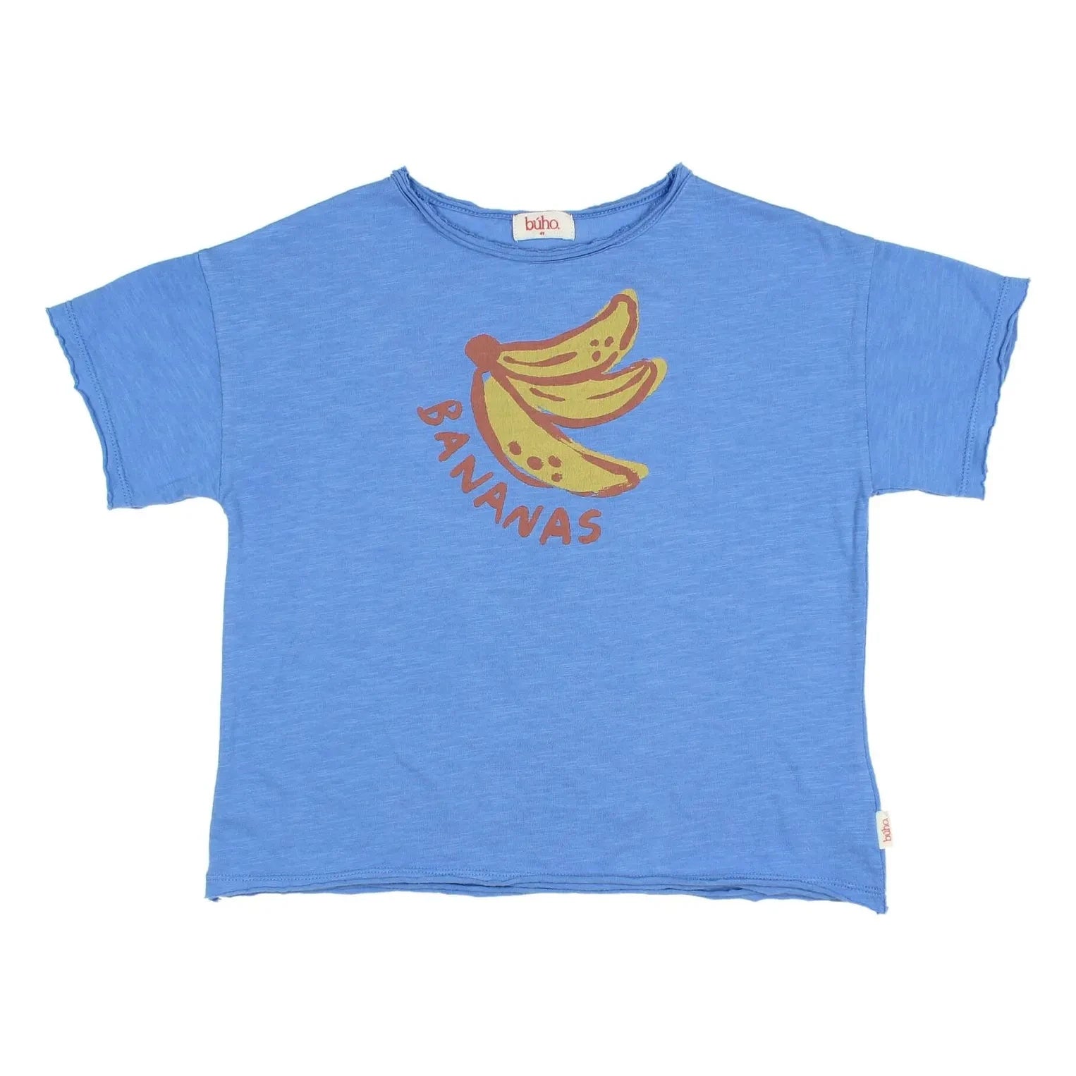 Búho - Banana Organic Cotton T-Shirt | Azure Blue