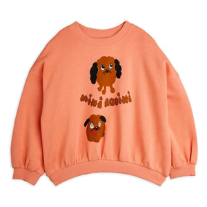 Mini Rodini - Doggies organik pamuk sweatshirt | Pembe