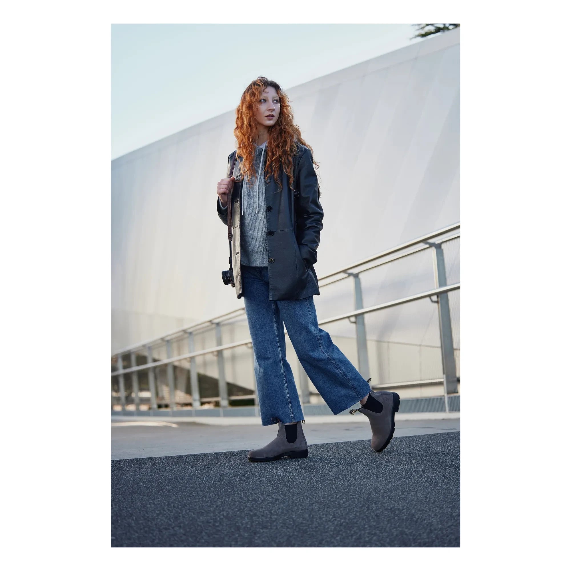 Blundstone - Chelsea Boots Original Oil Suede - Adult Collection | Light Gray