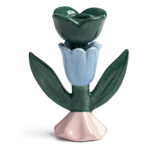 &Klevering - Blume şamdan | Yeşil