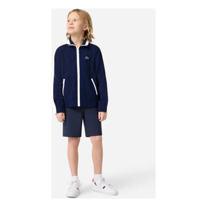 Lacoste - Organik Pamuk Spor Fermuarlı Sweatshirt | Lacivert