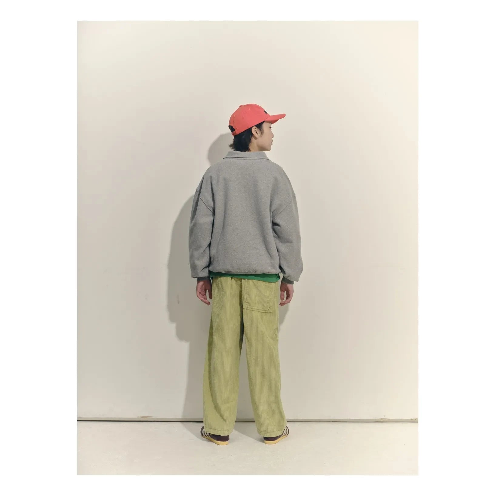 Main Story - Organik Pamuklu Polo Yaka Sweatshirt | Gri