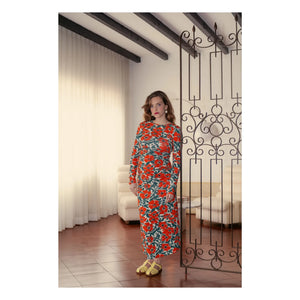 Paloma Collection - Thelma Poppy Hamile Elbisesi | Kırmızı