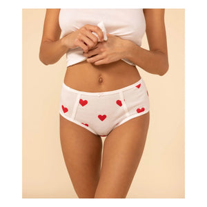Petit Bateau – Doppelpack Shorts-Rock mit integriertem Slip – Damenkollektion | Weiß