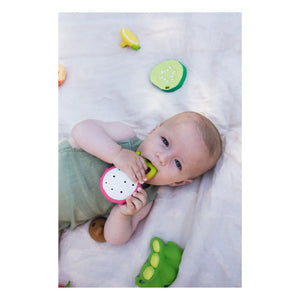 Oli & Carol - Fuchsia Dragon Fruit Teething Ring | Ring