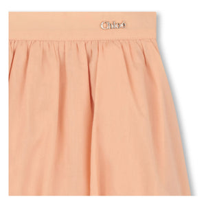 Chloé - Organik pamuk bluz ve bloomer seti | Toz pembe