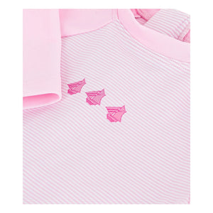 Petit Bateau - Çizgili UV korumalı mayo | Pembe