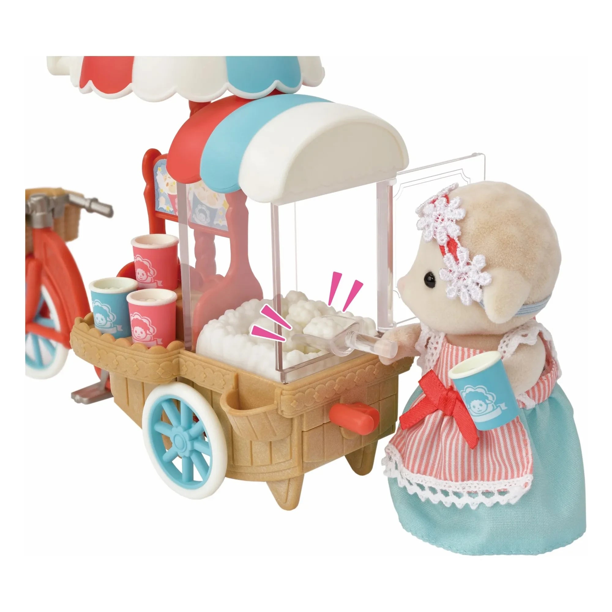 Sylvanian Families - La maman mouton ve patlamış mısır tezgahı