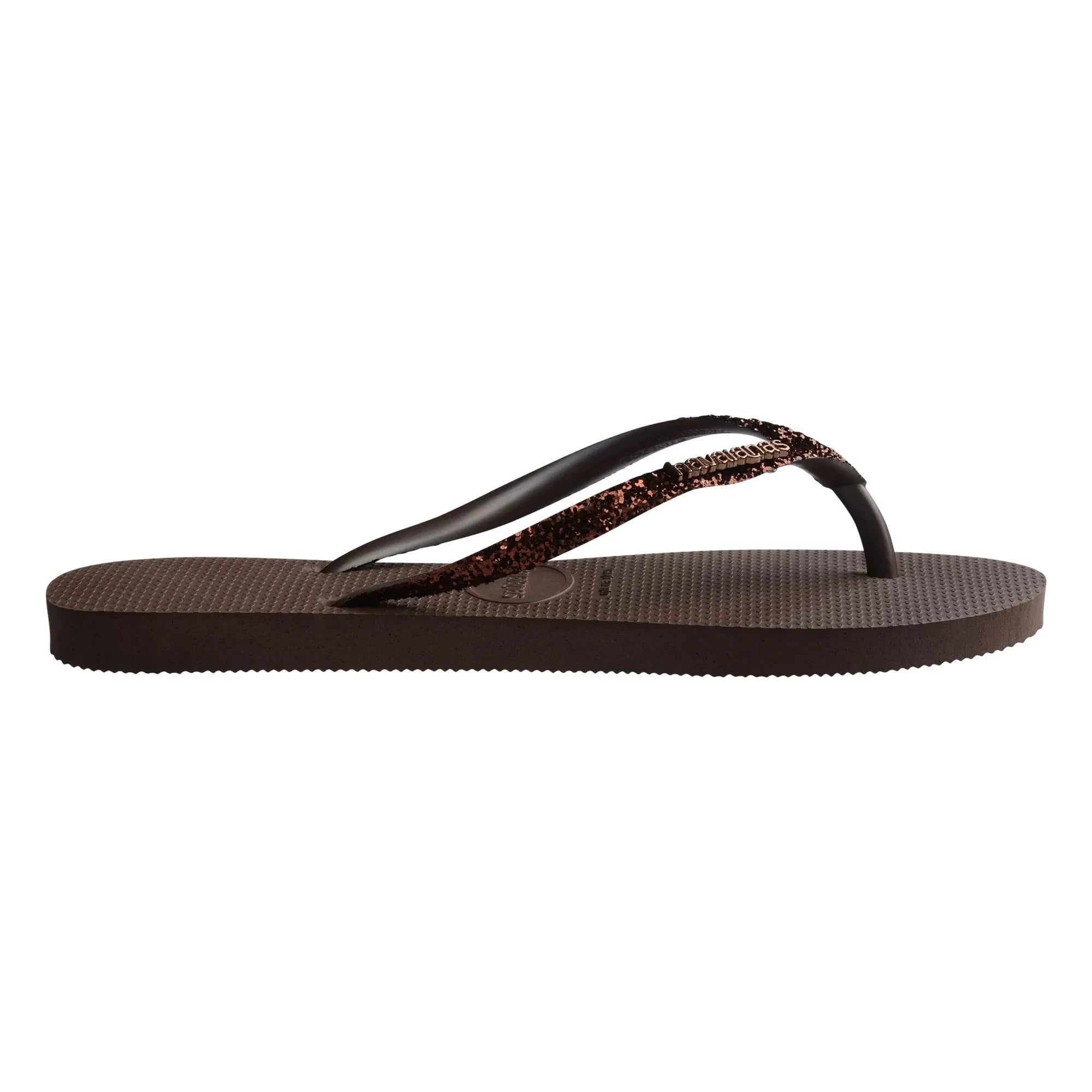 Havaianas - Slim Glitter terlikler | Chocolate