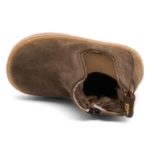 bisgaard - Phillip Lamb Suede Ankle Boots | Dark Brown