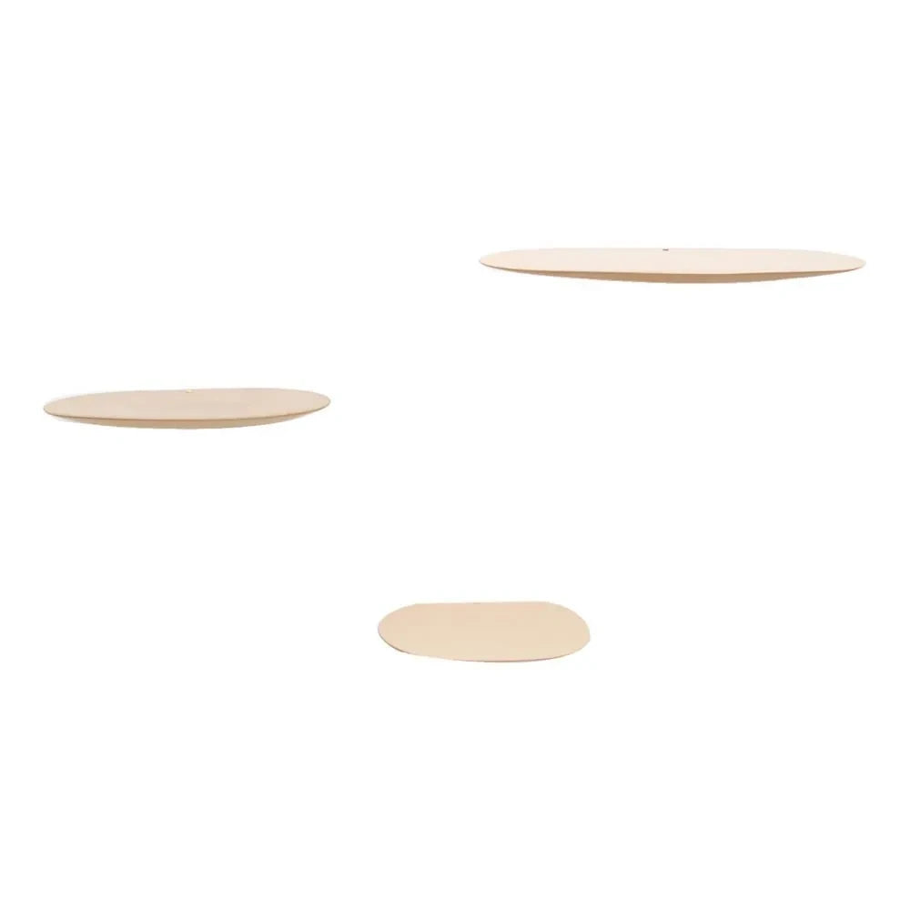 Moustache - Isola Keramikregal, Studio Brichetziegler - 3er Set | Beige