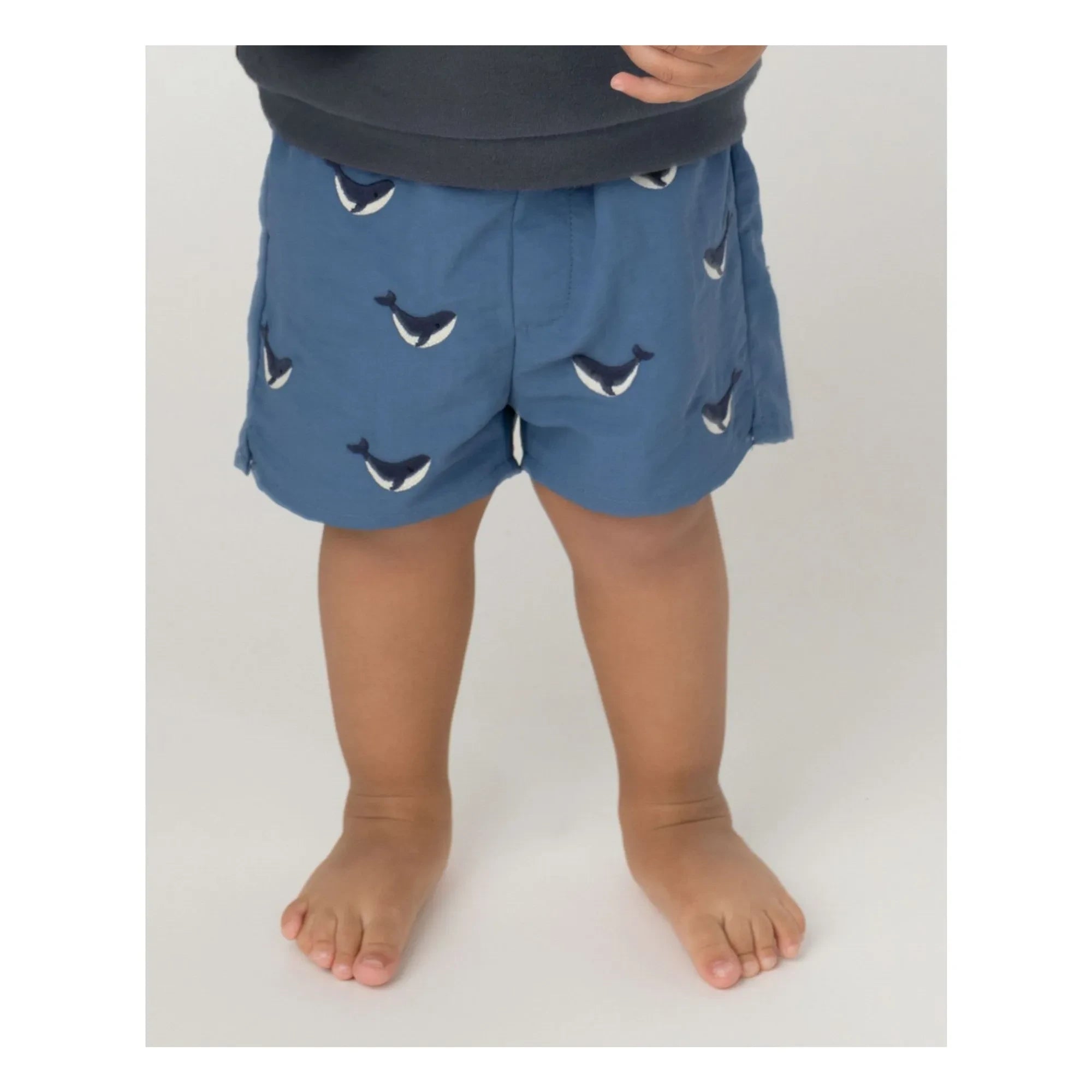 Donsje - Wangu Walhai-Shorts Recycelte Fasern | Blau