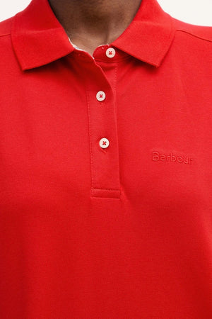 Barbour Bowford Kadın Pamuk Elastan Yakalı Tişört