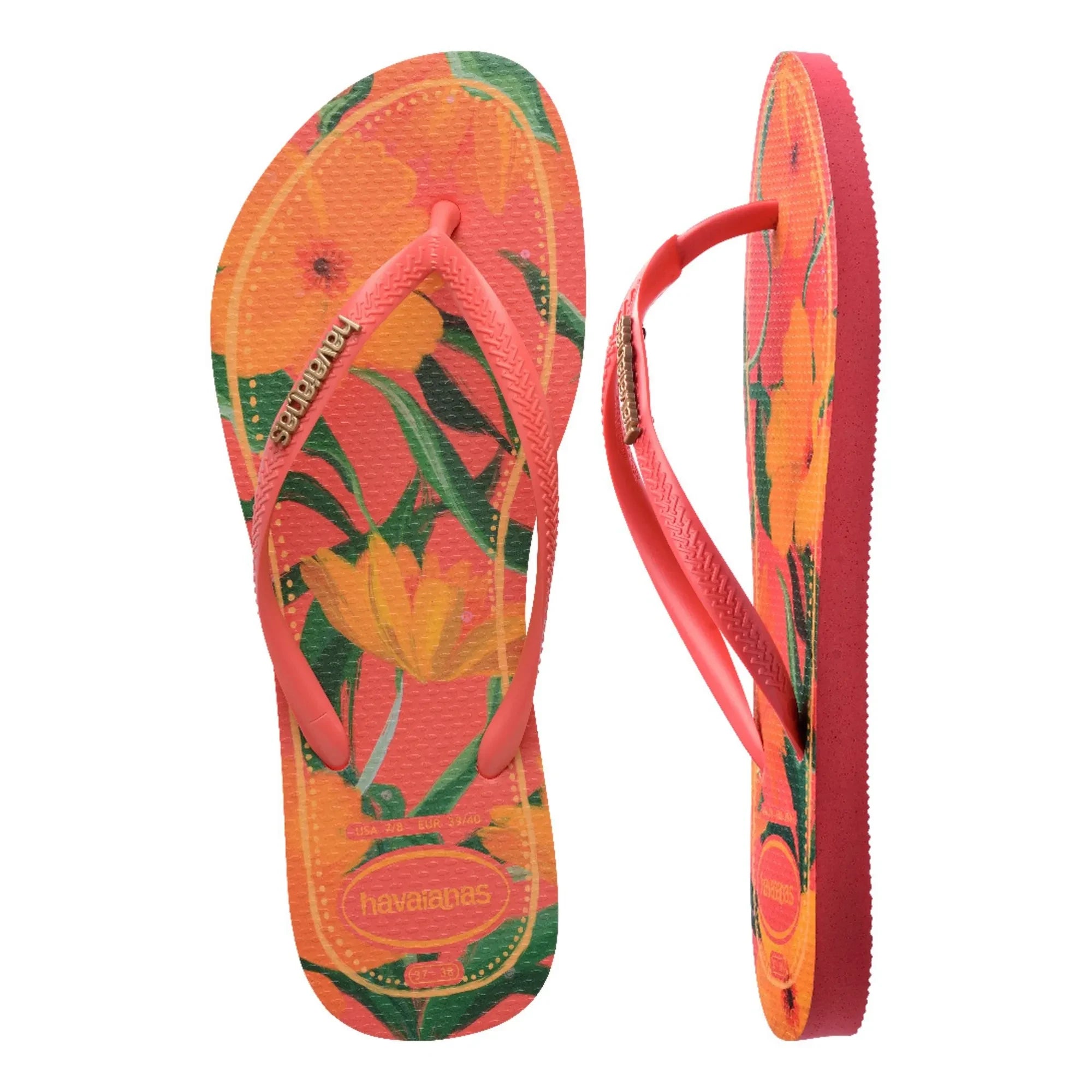 Havaianas - Slim Tropical Flip-Flops | Coral