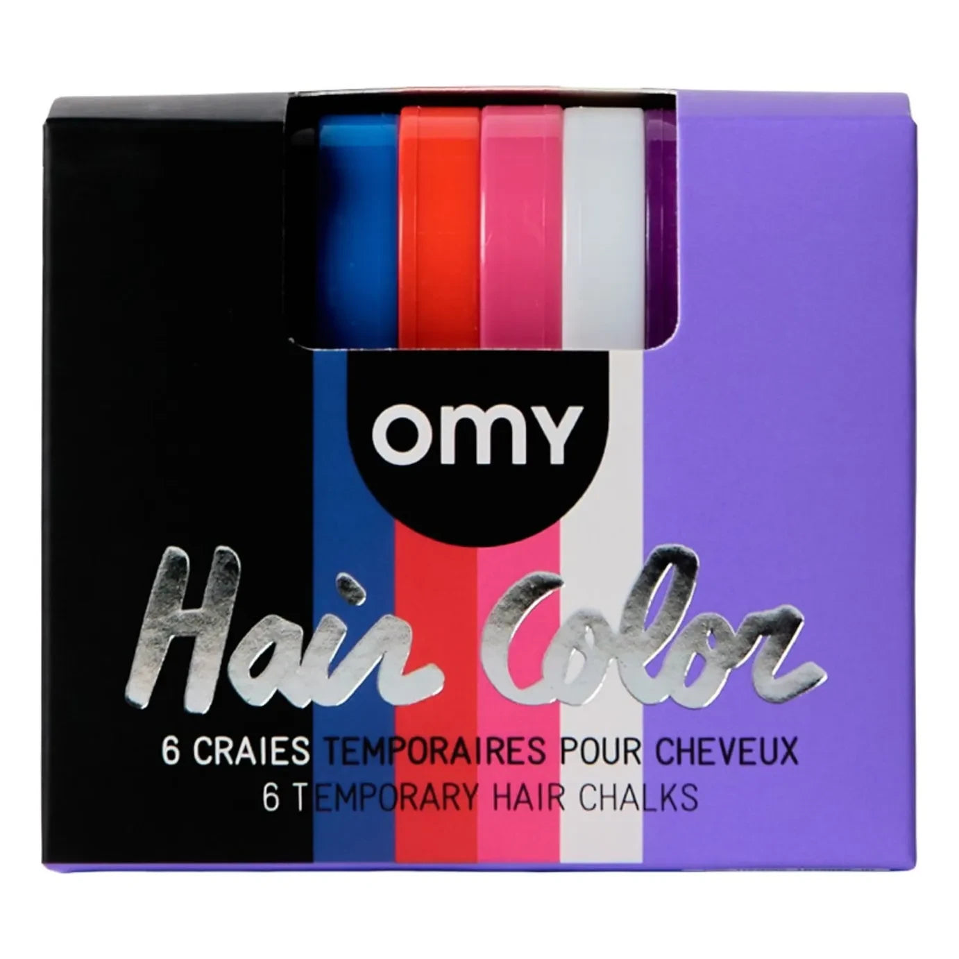 Omy - Wicked Hair Chalk - 6'lı Set