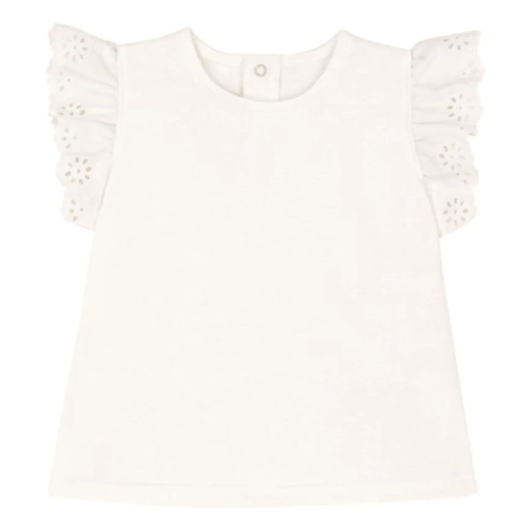 Petit Bateau - Broderie Anglaise Tişört | Beyaz