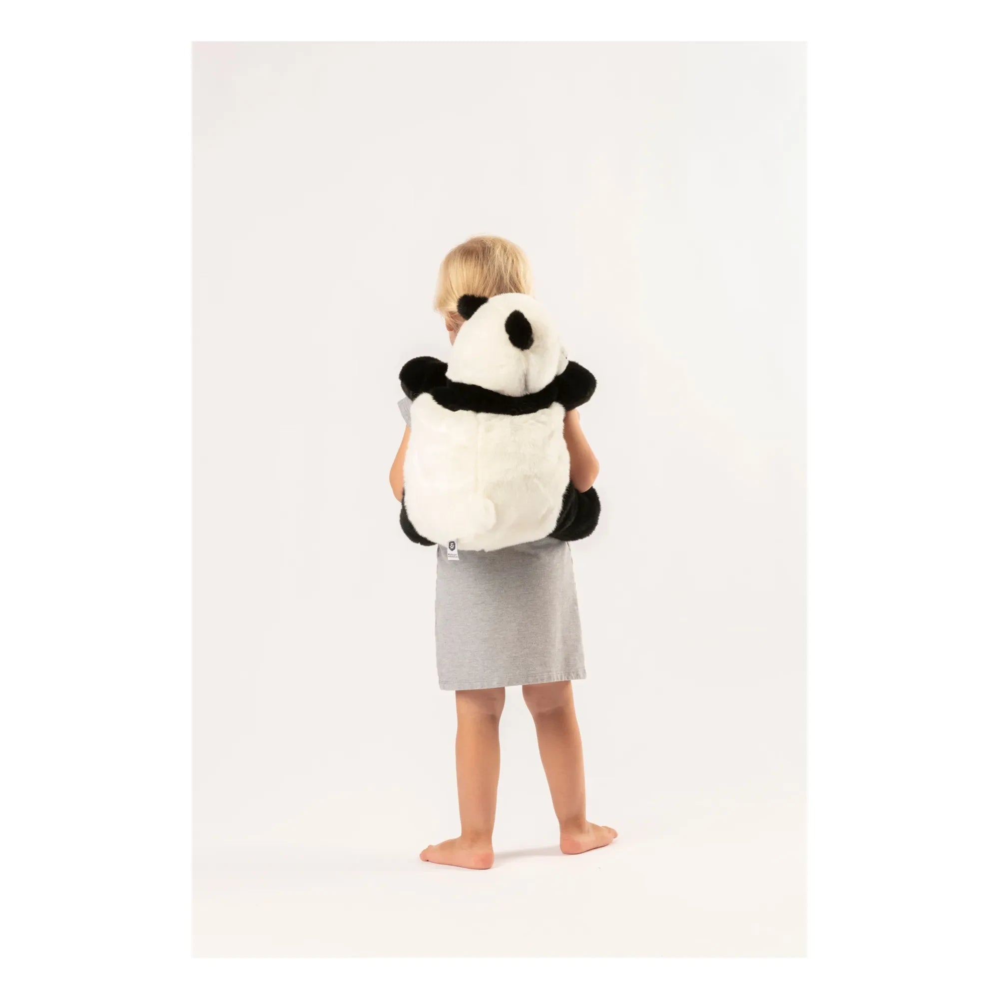 Wild & Soft - Panda sırt çantası | Noir/Blanc
