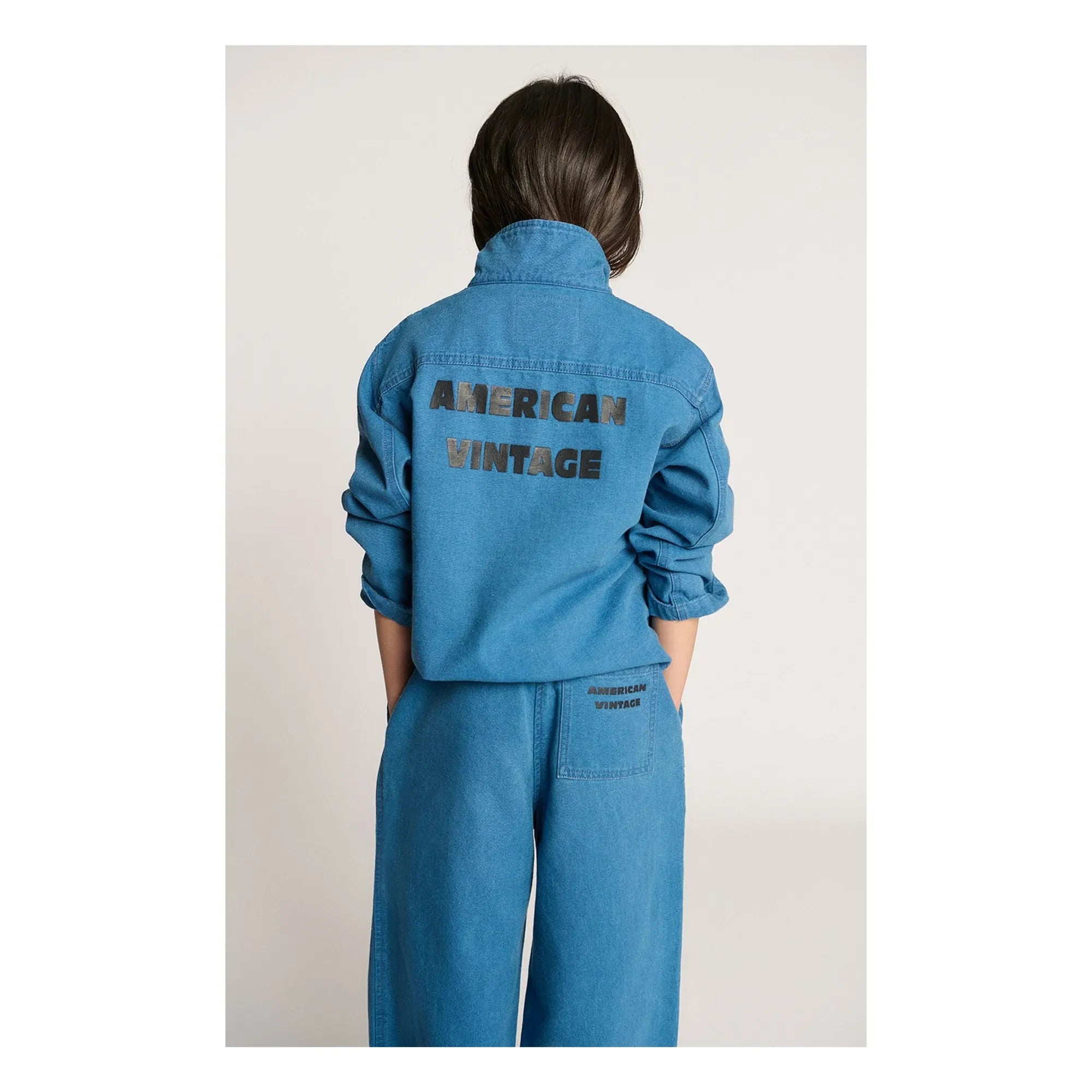 American Vintage - Comow Drawstring Work Trousers | Blue