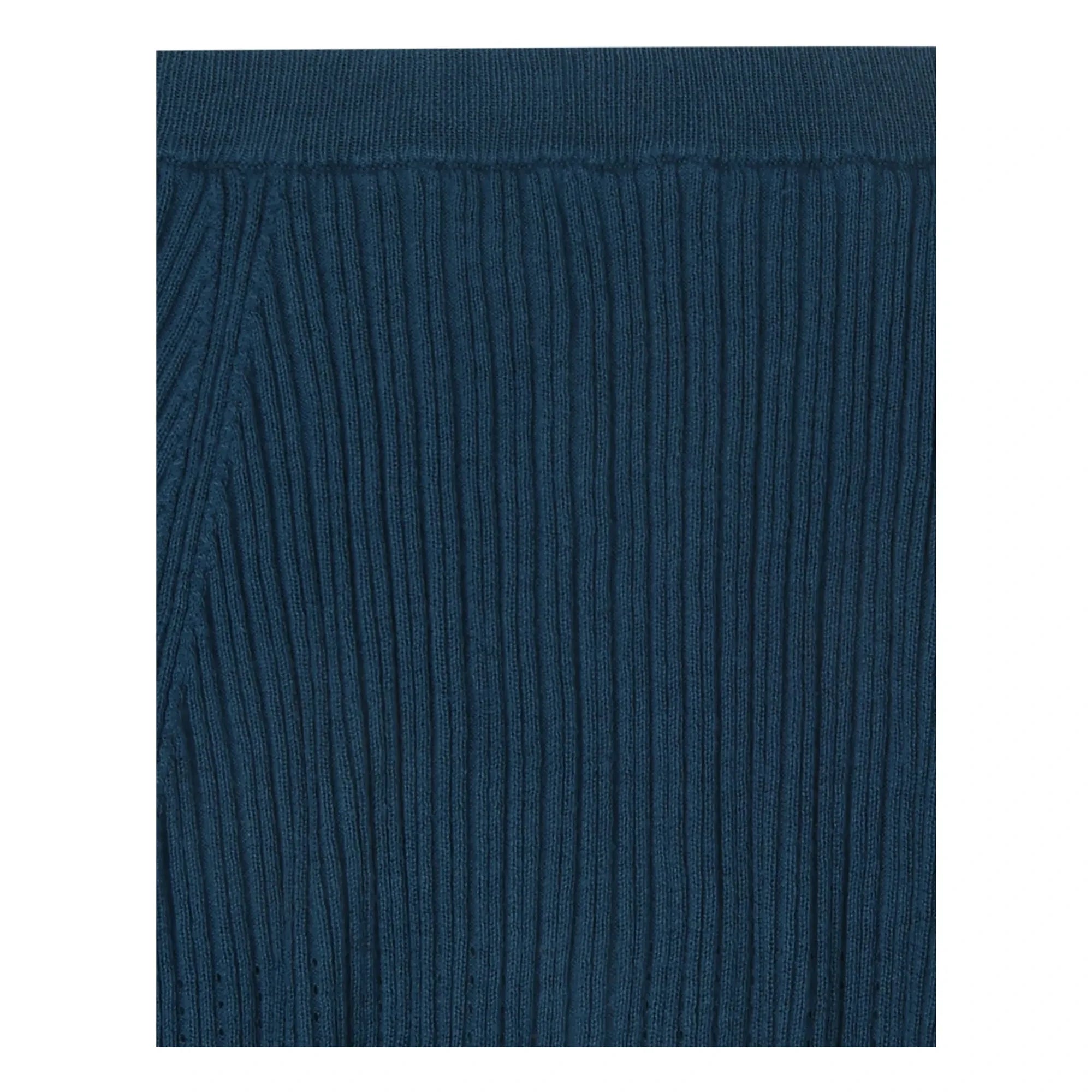 FUB - Pointelle Rock Feinstrick Bio-Baumwolle | Marine