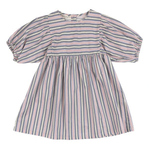 Babe & Tess - Aurora Striped Dress | Azure blue