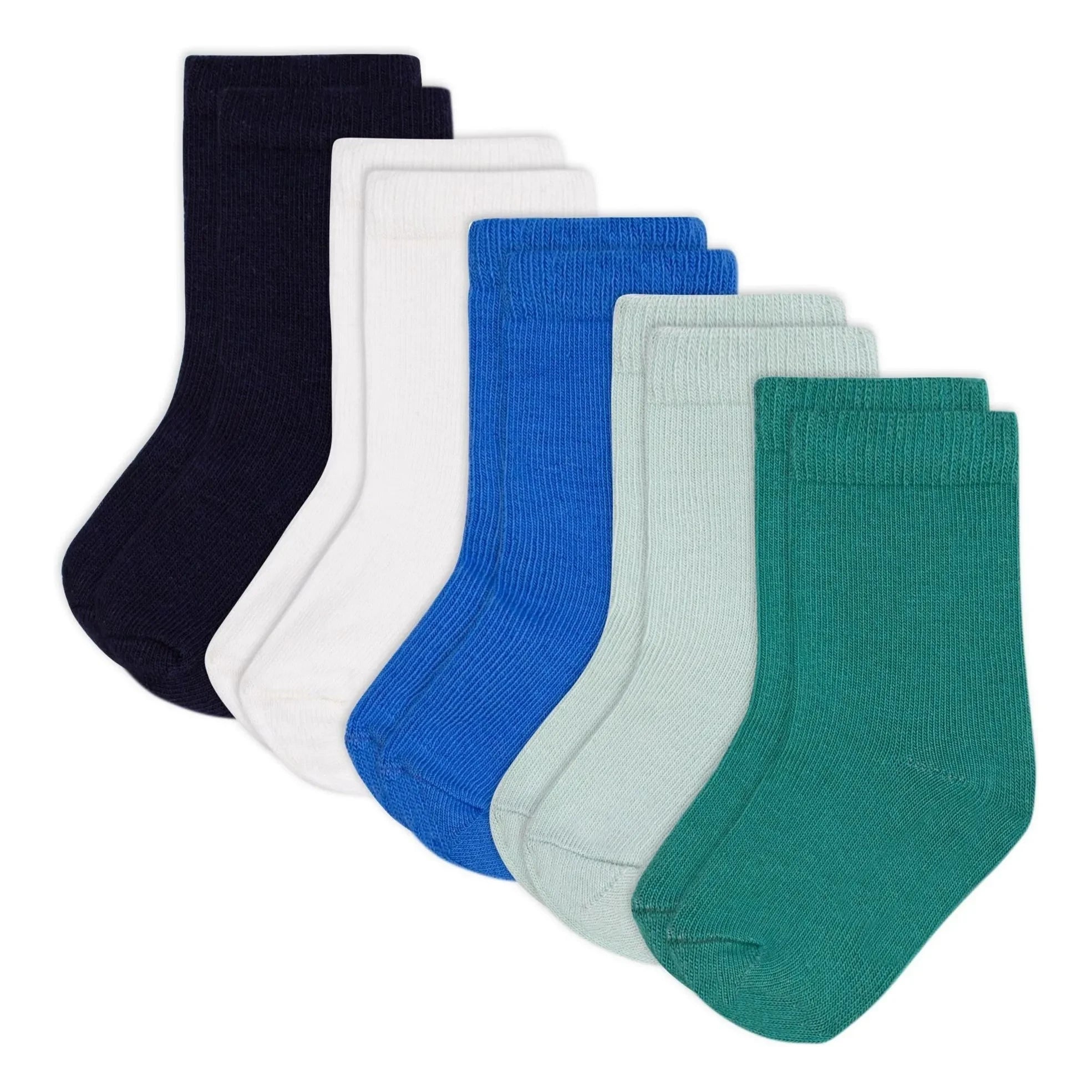 Petit Bateau – Packung mit 5 Paar Socken | Grün