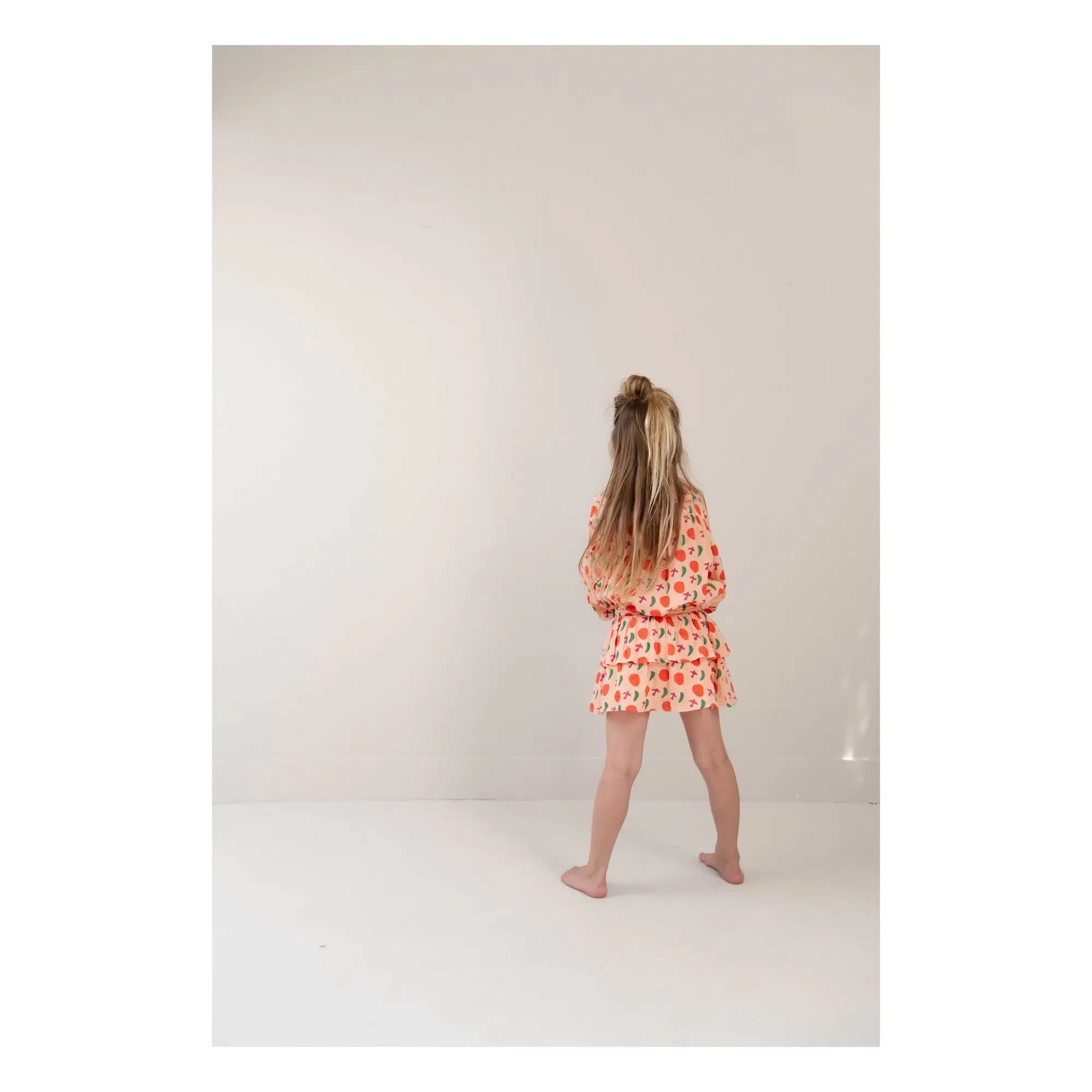 Jenest - Elle Oiseaux skirt Organic cotton | Peach