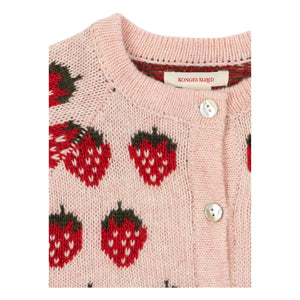 Konges Sløjd - Belou Erdbeer-Wollweste | Rosa