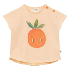 Arsène et Les Pipelettes - Fodora Organic Cotton T-Shirt | Peach