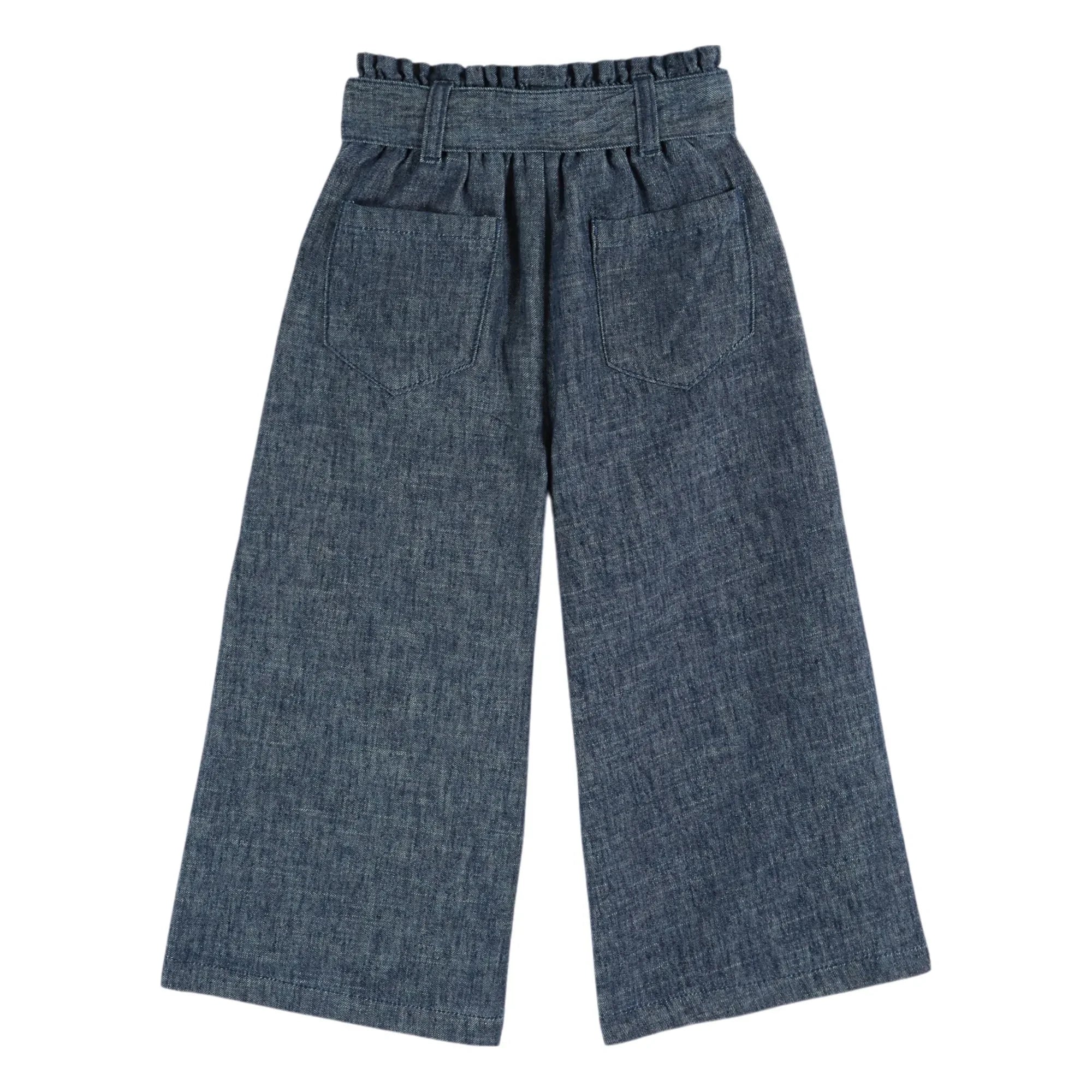 Emile et Ida - Loose-fitting trousers with belt | Navy Blue