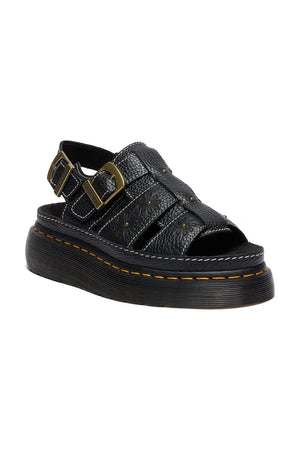 Dr. Martens platform kadın deri sandalet Wrenlie