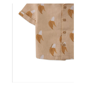 Gingersnaps - Ekko Bananenleinenhemd | Beige