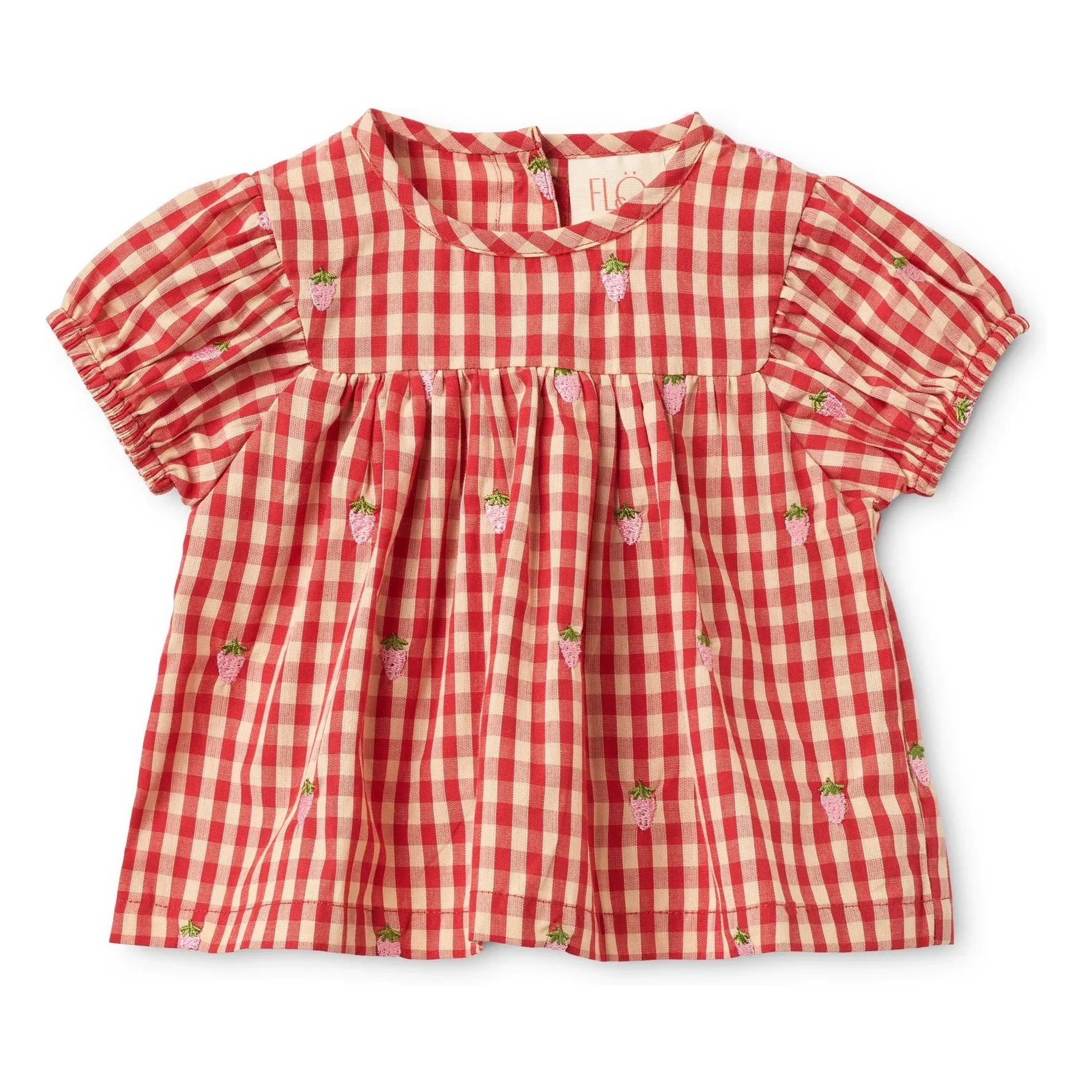 Flöss - Molly Vichy Blouse and Shorts Set | Red