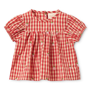 Flöss - Molly Vichy Blouse and Shorts Set | Red