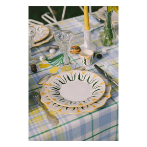 Denise - Fan Fan Plate | Yellow
