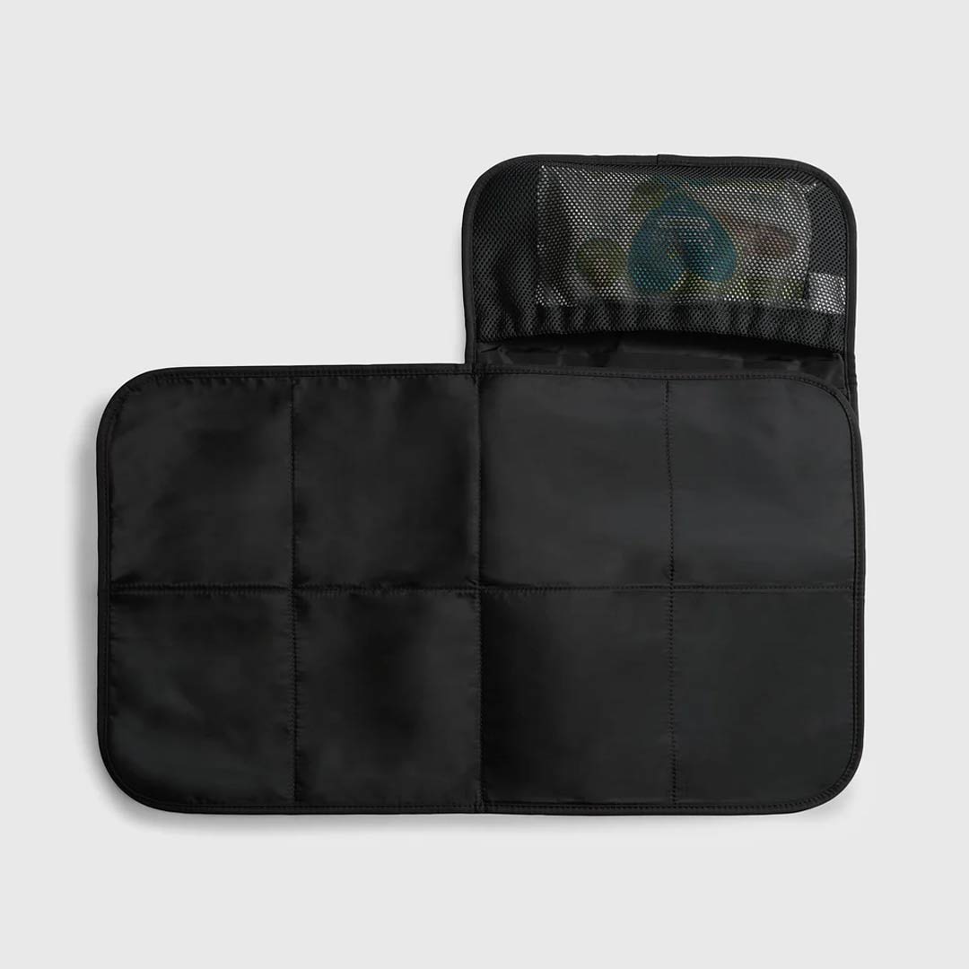 Finnson Olso Eco Travel Changing Mat - Black-Travel Changing Mats-Black-One Size | Natural Baby Shower