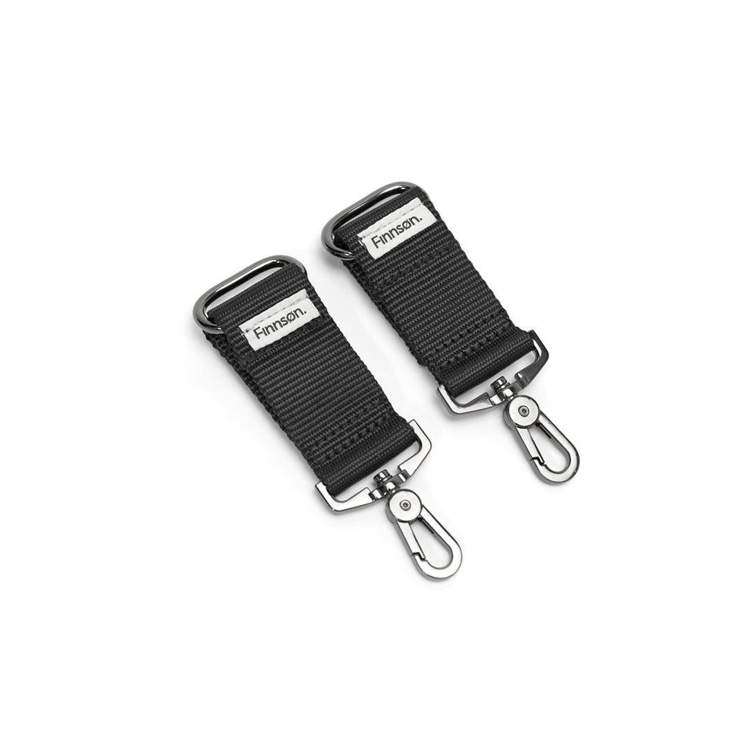 Finnson Osten Stroller Clips - Black-Stroller Clips- | Natural Baby Shower