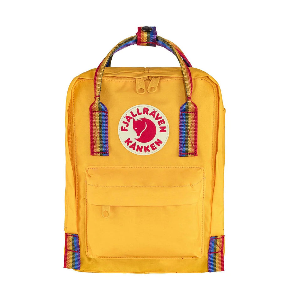 Fjällräven Kånken - Rainbow Mini Unisex Sarı Sırt Çantası