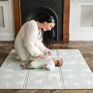FOLDiMATS Playmat 130x130cm - Safari Dotty-Play Mats-Safari Dotty-130x130cm | Natural Baby Shower