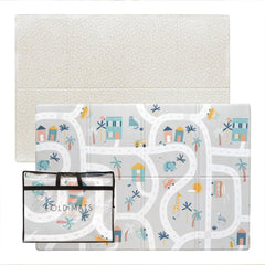 FOLDiMATS Playmat 130x190cm - Tropic Trails Lumi-Play Mats-Tropic Trails Lumi-130x190cm | Natural Baby Shower
