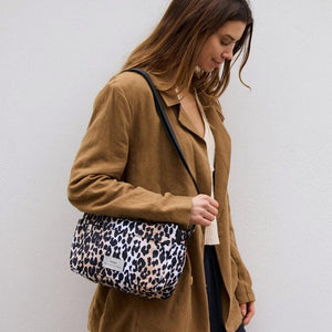 Finnson Frida Eco Stroller Organiser With Stroller Clips - Leopard-Stroller Organisers-Leopard- | Natural Baby Shower