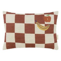 Nobodinoz - Fruits Vibes dikdörtgen yastık - French Linen | Camel